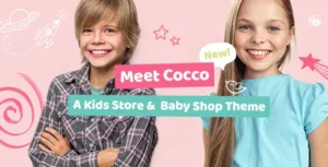 Cocco Kids Store and Baby Shop Theme