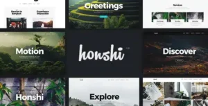 Honshi – WordPress Simple Portfolio Theme