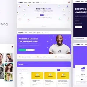 Geeks Online Learning Marketplace WordPress Theme