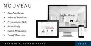 Nouveau – Multi-Purpose Retina WordPress Theme