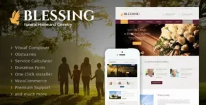 Blessing Funeral Home WordPress Theme