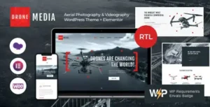 Drone Media   Aerial Photography & Videography WordPress Theme + Elementor