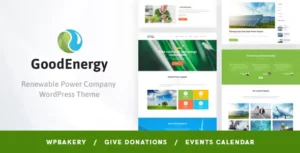 Good Energy – Ecology & Renewable Power Company WordPress Theme