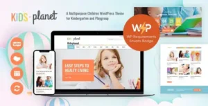 Kids Planet – A Multipurpose Children WordPress Theme for Kindergarten and Playgroup