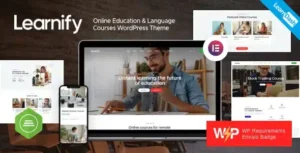 Learnify – Online Education Courses WordPress Theme