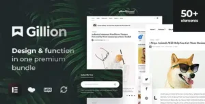 Gillion   Multi-Concept Blog Magazine & Shop WordPress AMP Theme