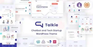 Talkie – Chatbot and Tech Startup WordPress Theme