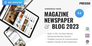 PRESSO – Modern Magazine   Newspaper   Viral Theme