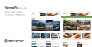 NewsPlus – News and Magazine WordPress theme