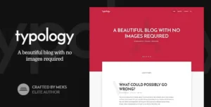 Typology – Minimalist Blog & Text Based Theme for WordPress