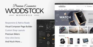 Woodstock Electronics Responsive WooCommerce Theme