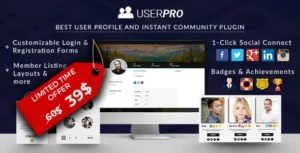 UserPro – Community and User Profile WordPress Plugin