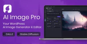 AI Image Pro WordPress AI Image Generator & Editor, DALLE & Stable Diffusion