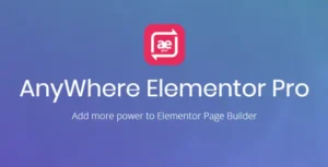 AnyWhere Elementor Pro WordPress Plugin