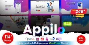 Appilo App Landing Page WordPress Theme