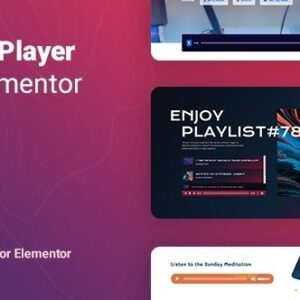 Audier Audio Player with Controls Builder for Elementor