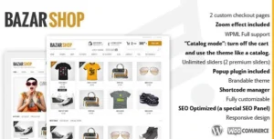 Bazar Shop Multi-Purpose e-Commerce Theme