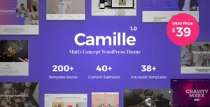 Camille Multi-Concept WordPress Theme