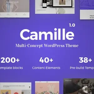 Camille Multi-Concept WordPress Theme