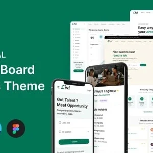 Civi Job Board WordPress Theme