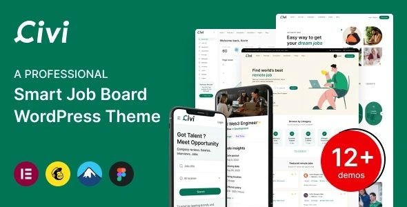 Civi Job Board WordPress Theme