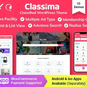 Classima Classified Ads WordPress Theme