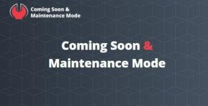 Coming Soon & Maintenance Mode PRO