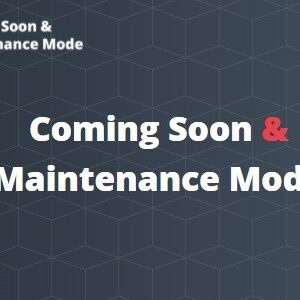 Coming Soon & Maintenance Mode PRO