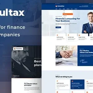 Consultax Financial & Consulting WordPress Theme