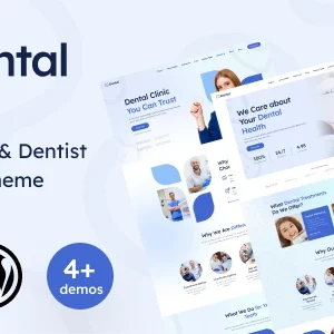 Dantal Dental Clinic & Dentist WordPress Theme