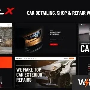 DetailX Car Detailing, Shop & Repair WordPress Theme