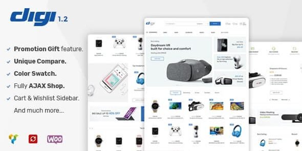 Digi Electronics Store WooCommerce Theme