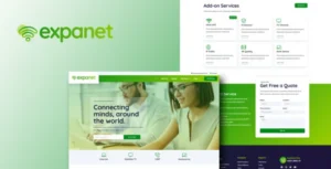 Expanet Broadband & Internet Services Elementor Template Kit