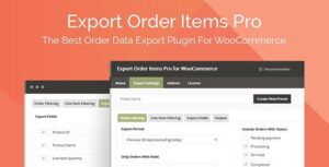 Export Order Items Pro for WooCommerce