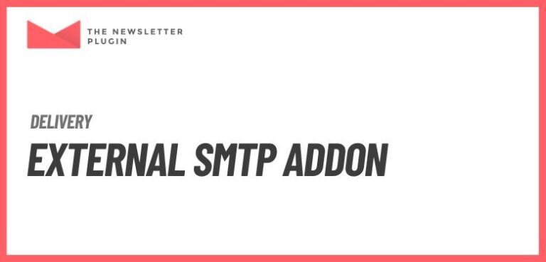 External SMTP ADDON