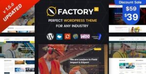 Factory Plus Oil & Gas Industry WordPress Theme