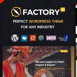 Factory Plus Oil & Gas Industry WordPress Theme