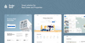 Finderland Real Estate WordPress Theme