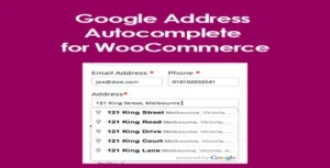 Google Address Autocomplete for WooCommerce