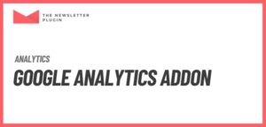 Newsletter – Google Analytics Addon