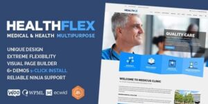 HEALTHFLEX – Doctor Medical Clinic & Health WordPress Theme