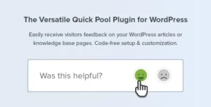 Helpful – Article Feedback Plugin for WordPress