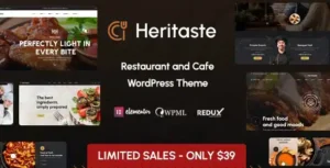 Heritaste – Restaurant WordPress Theme