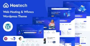 Hostech Web hosting & WHMCS WordPress theme