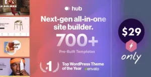 Hub – Responsive Multi-Purpose WordPress Theme