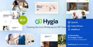 Hygia Cleaning Services WordPress Theme