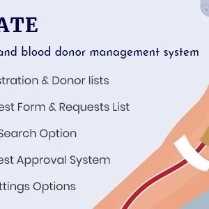 IDonatePro Blood Donation, Request And Donor Management WordPress Plugin