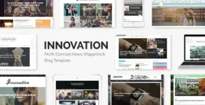 Innovation  Multi-Concept News, Magazine & Blog Theme