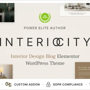 Interiocity Home Decor Blog and Interior Design WordPress Theme