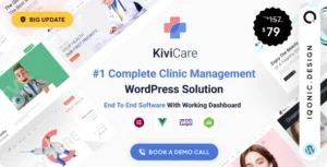 KiviCare Medical Clinic & Patient Management WordPress Theme